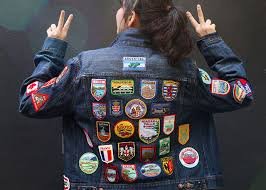 Denim Jacket with Patches