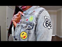 Denim Jacket with Patches